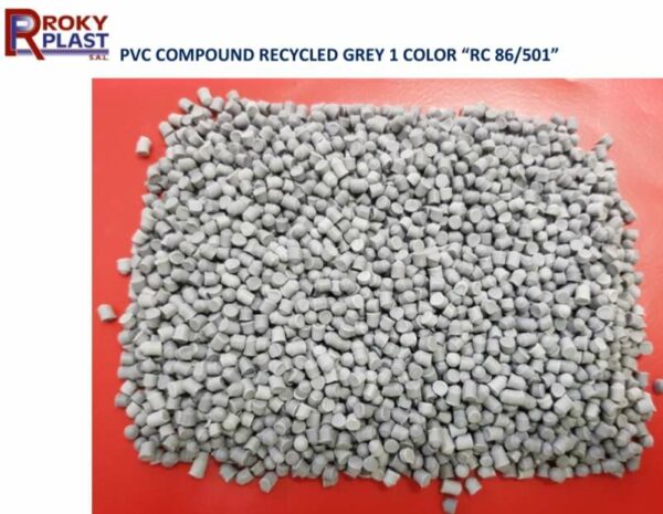 PVC COMPOUND RECYCLED GREY 1 COLOR “RC 86501”