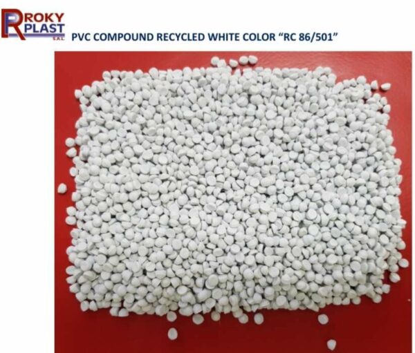 PVC COMPOUND RECYCLED WHITE COLOR “RC 86501”