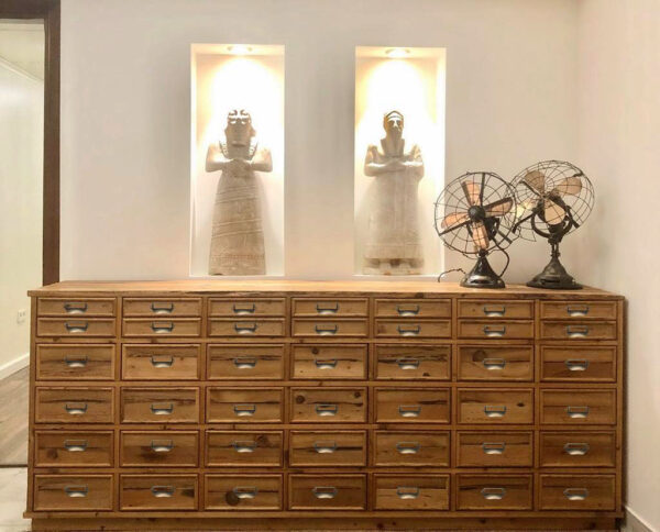 wooden apothecary