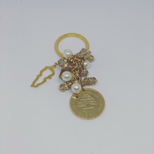 gold key chain