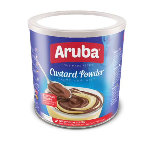 Custard tin – chocolate banana