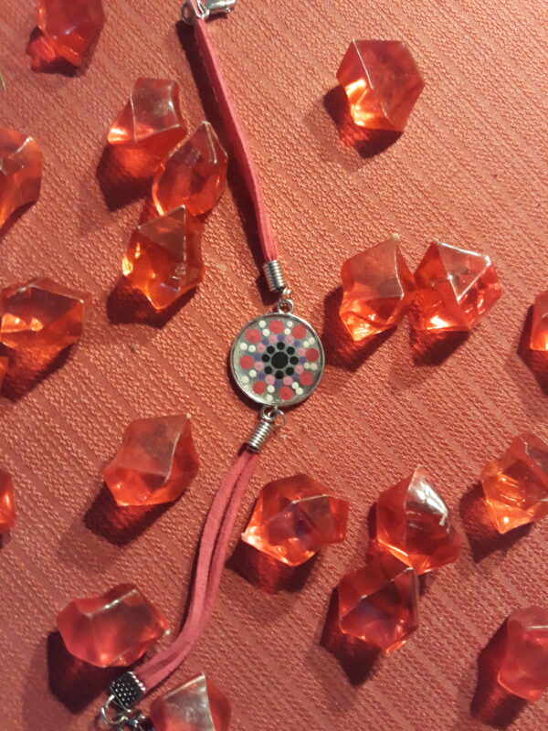 Pink Silver Bracelet Pink Silver Bracelet