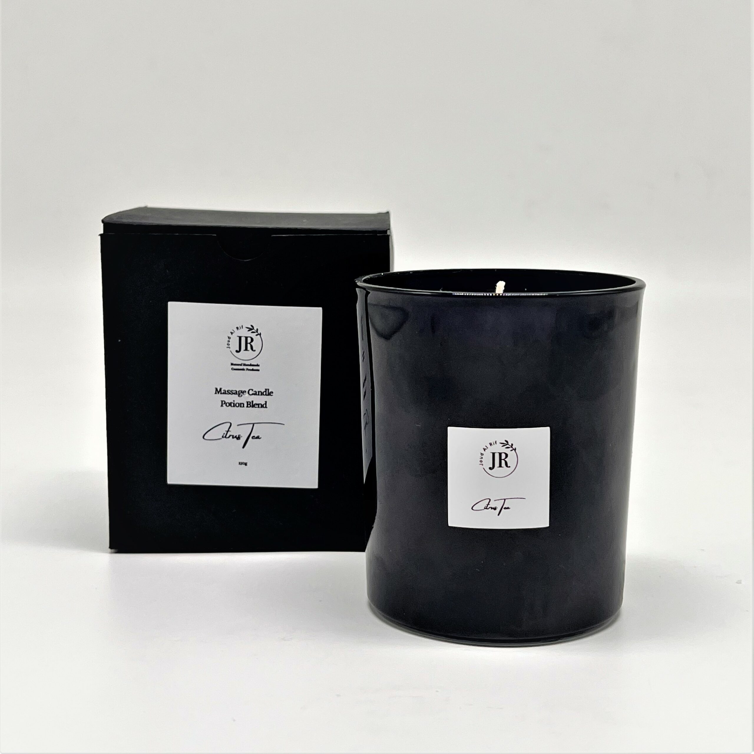 massage candle potion blend citrus tea
