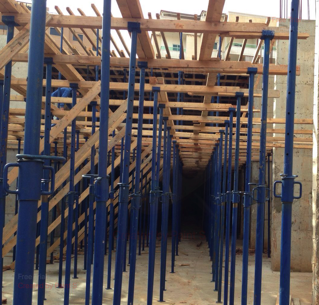 Building Material Steel Prop Pipe Support for Concrete Formwork Adjustable Props for Slabs