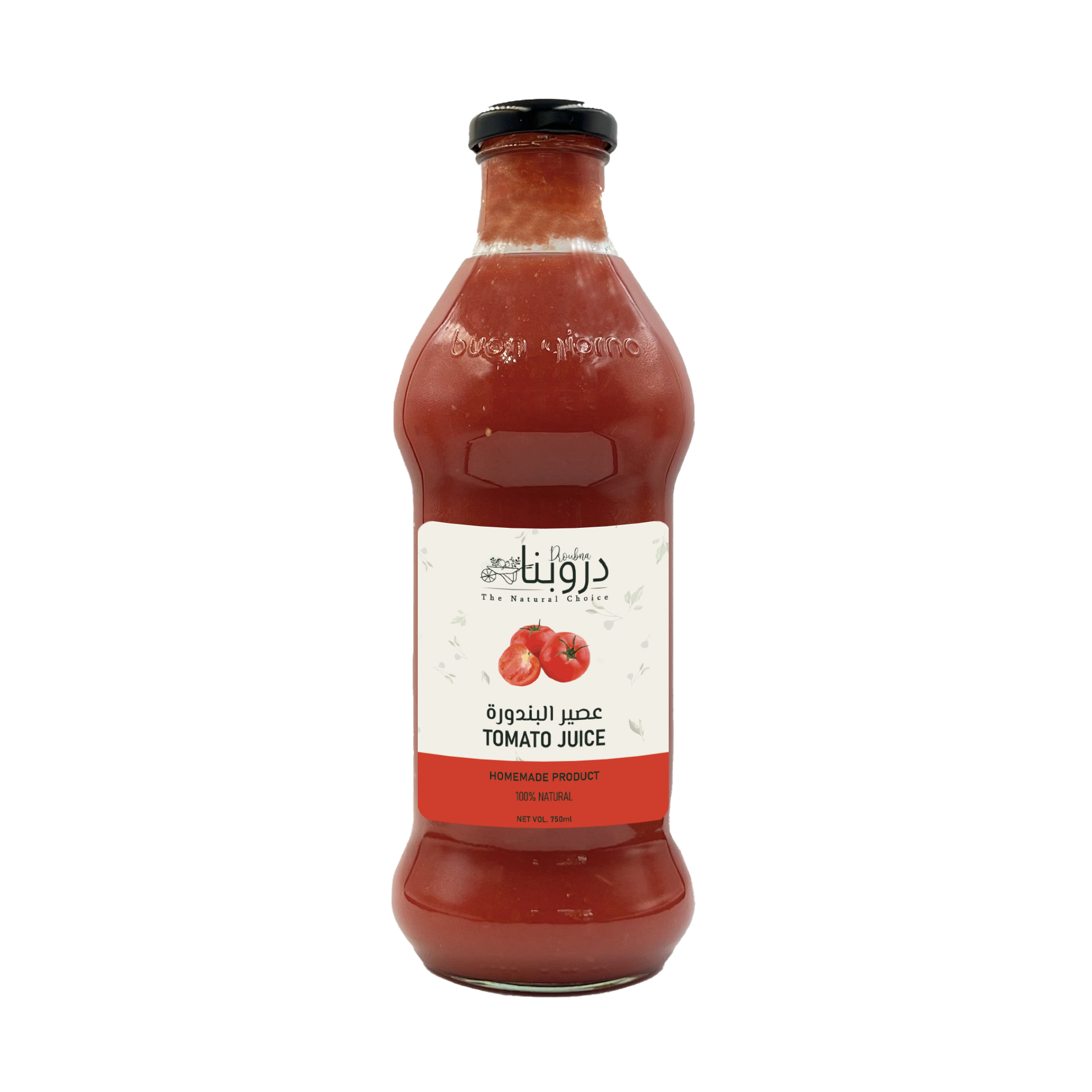 Tomato juice 750ml Front Tomato juice 750ml Front