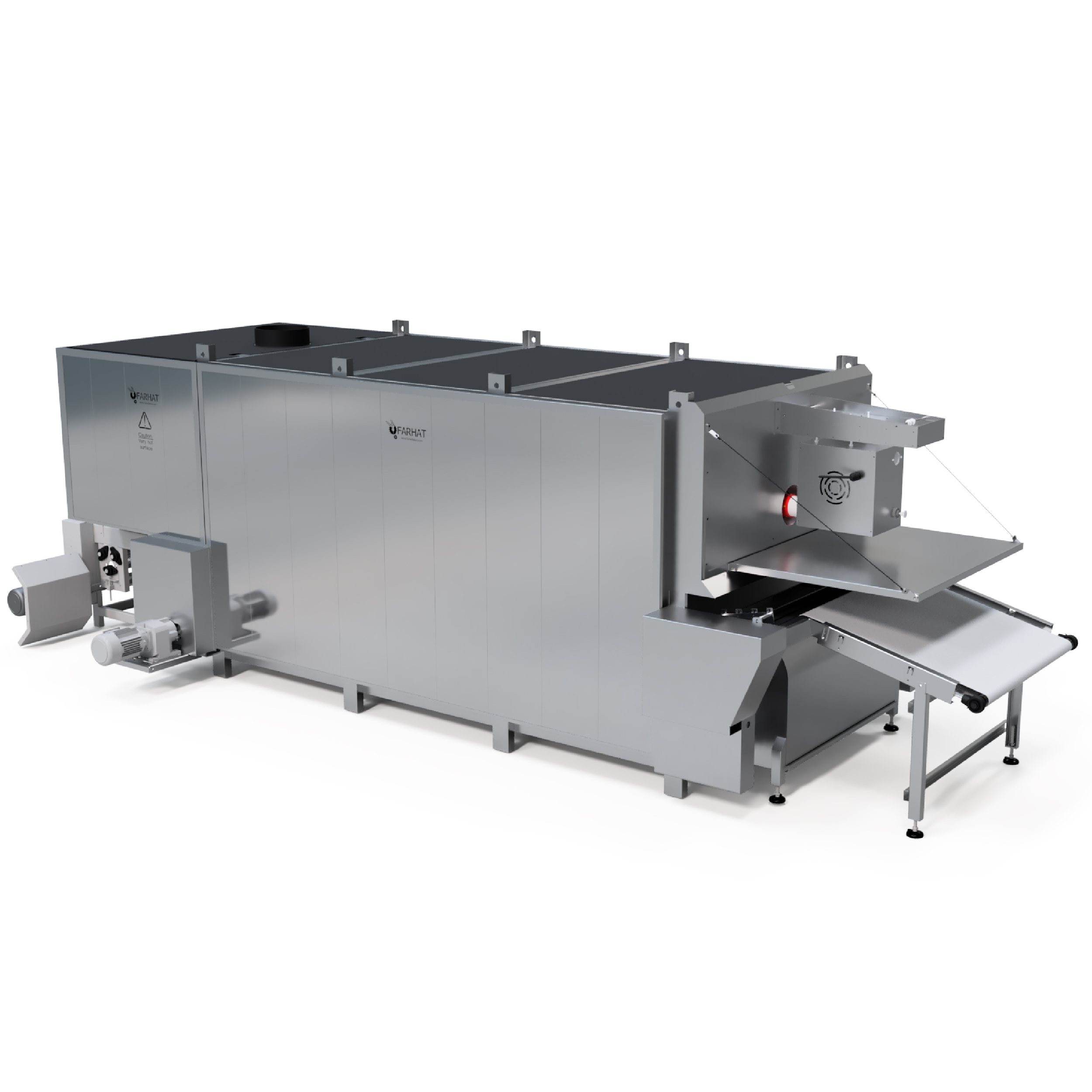 Lebanese and Arabic Bread Tunnel Oven From Farhat Bakery Equipment Lebanese and Arabic Bread Tunnel Oven