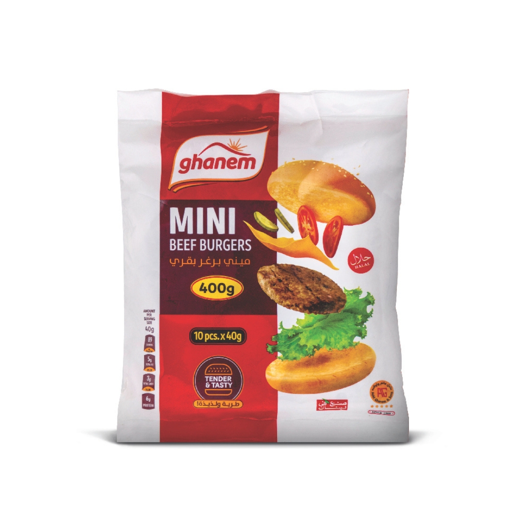 MINI BEEF BURGERS 400g