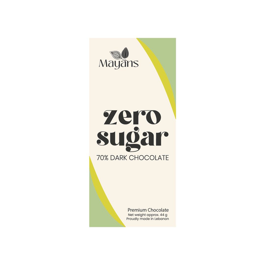 Zero Sugar Dark Chocolate Bar